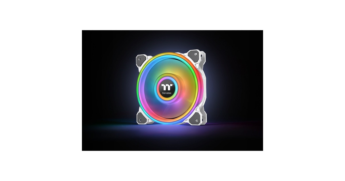 Thermaltake Riing Quad 14 RGB Radiator Fan TT Premium Edition Single Fan Pack - White, Gehäuselüfter(weiß, Single Pack, ohne Controller)