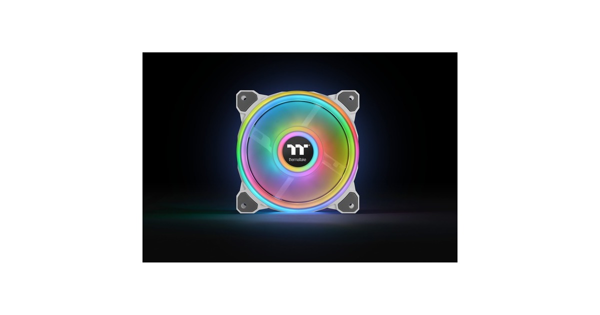Thermaltake Riing Quad 14 RGB Radiator Fan TT Premium Edition Single Fan Pack - White, Gehäuselüfter(weiß, Single Pack, ohne Controller)