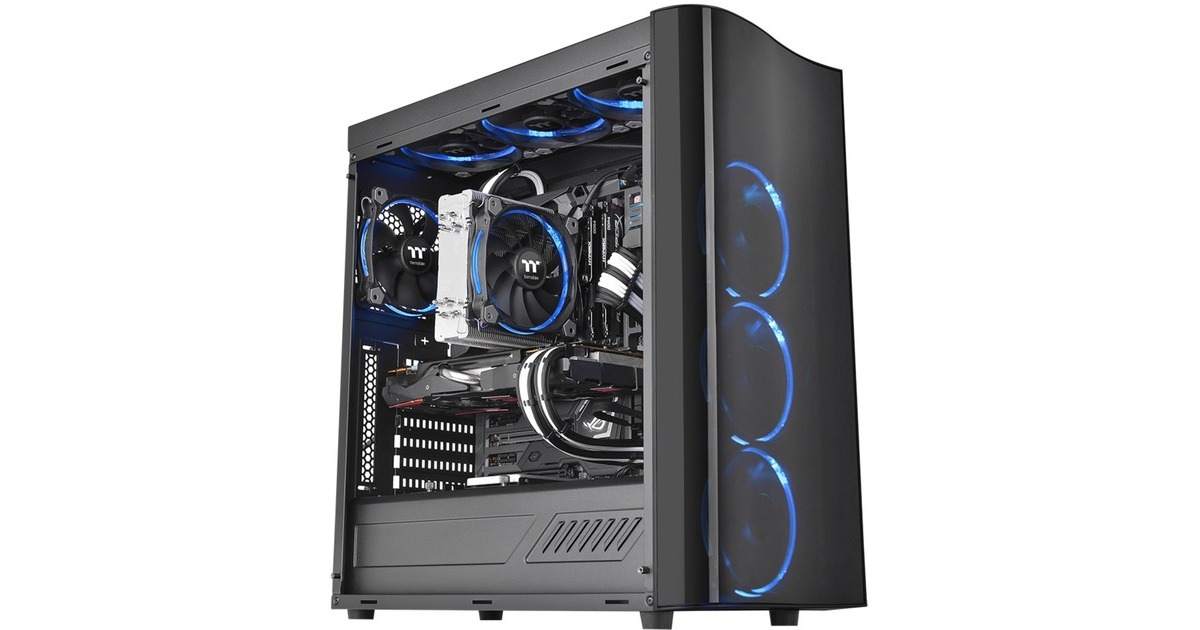 Thermaltake Riing Silent 12 RGB Sync Edition, CPU-Kühler(schwarz)