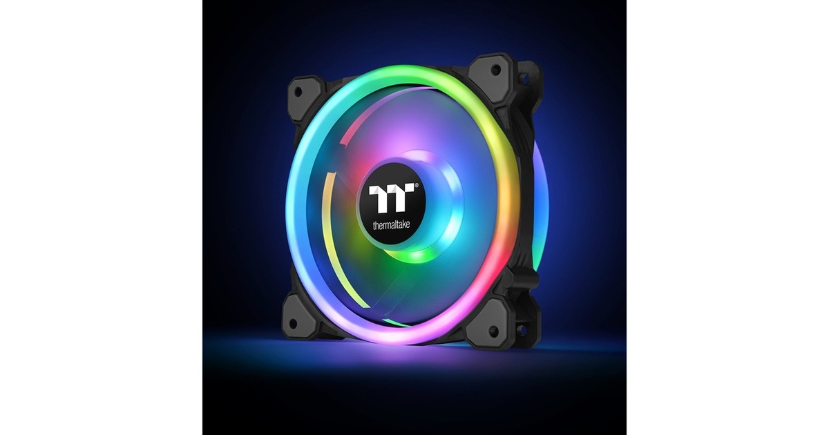 Thermaltake Riing Trio 12 RGB, Gehäuselüfter(3er Pack inkl. Controller)