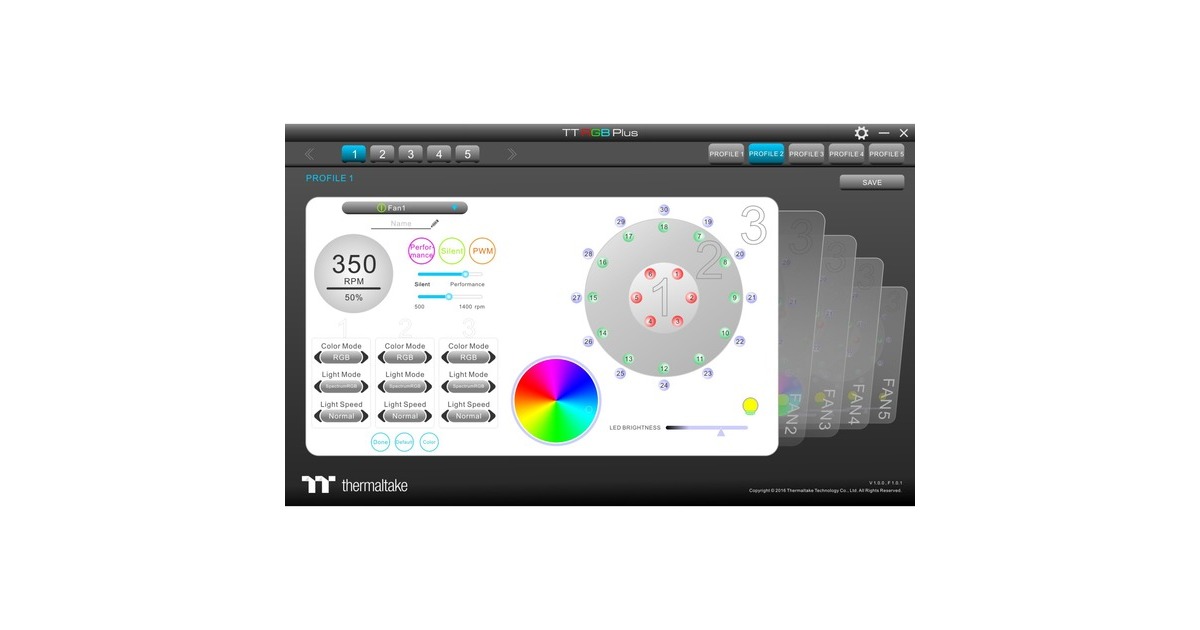 Thermaltake Riing Trio 14 RGB 3 Pack, Gehäuselüfter(3er Pack)