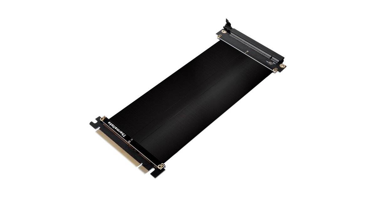 Thermaltake Riser Cable PCI-E 3.0, Kabel(schwarz, 20 cm)