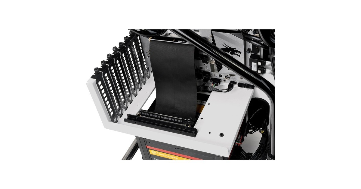 Thermaltake Riser Cable PCI-E 3.0, Kabel(schwarz, 20 cm)