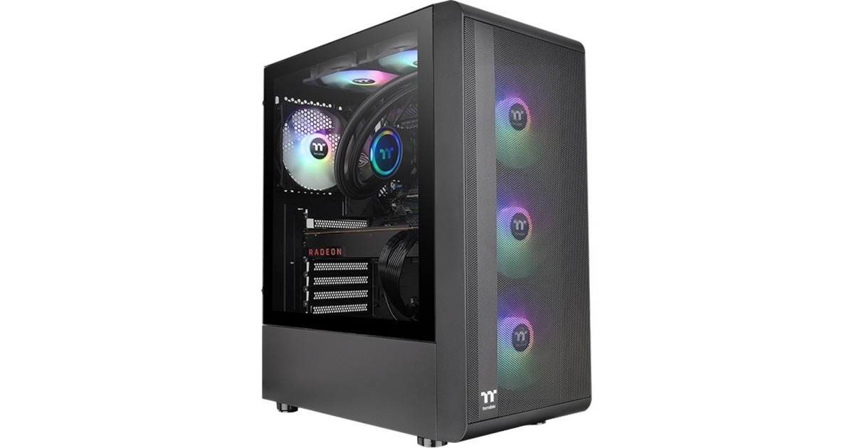 Thermaltake S200 TG ARGB, Tower-Gehäuse(schwarz, Tempered Glass) Thermaltake S200 TG ARGB, Tower-Gehäuse(schwarz, Tempered Glass)