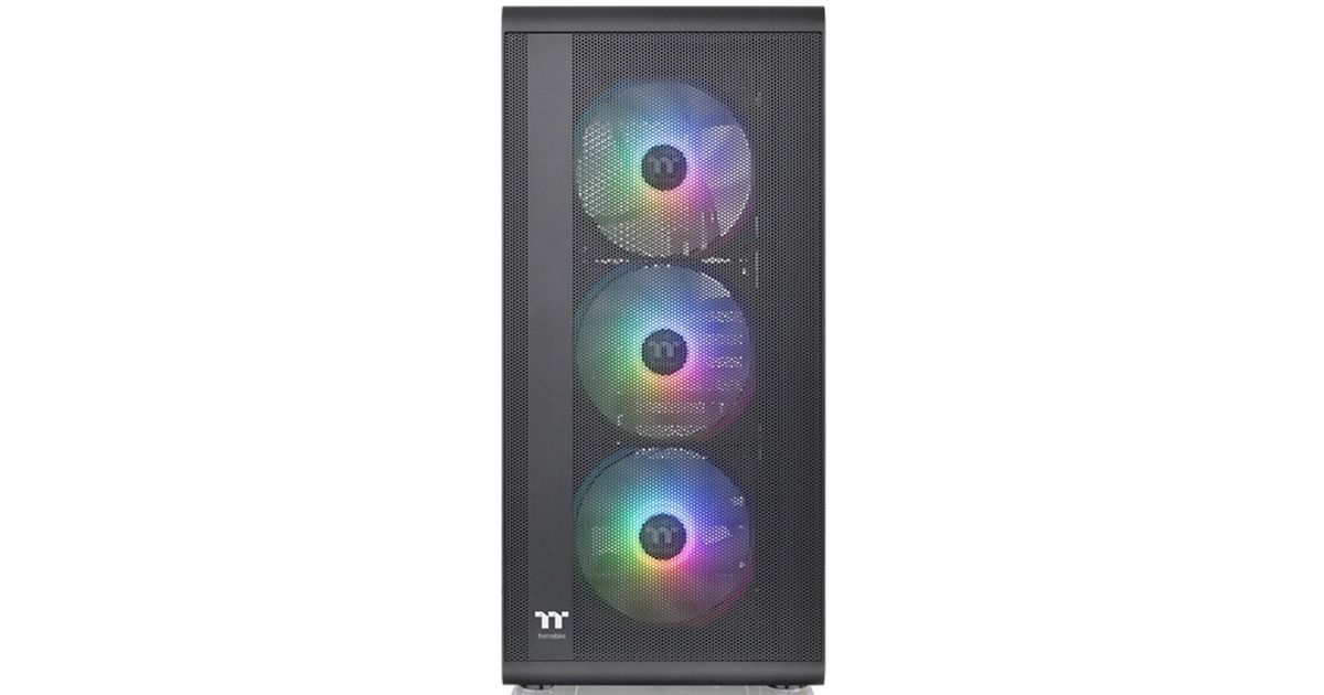 Thermaltake S200 TG ARGB, Tower-Gehäuse(schwarz, Tempered Glass)