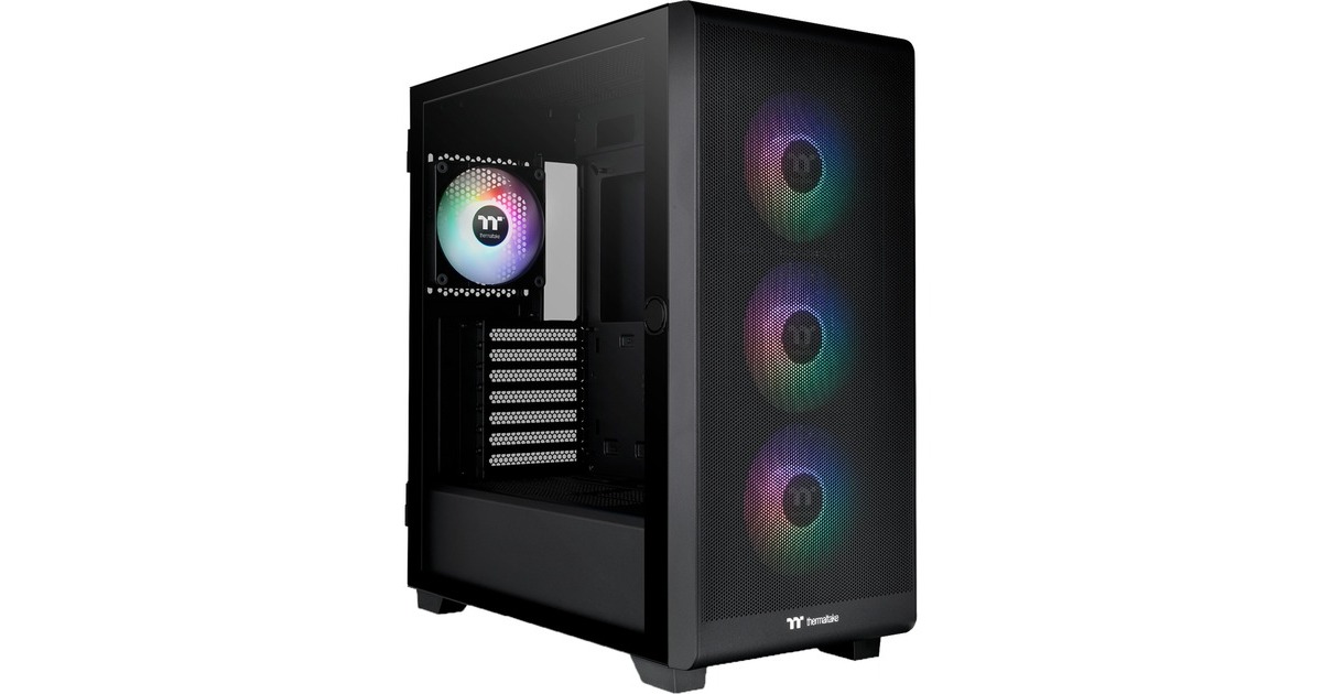 Thermaltake S250 ARGB , Tower-Gehäuse(schwarz, Tempered Glass) Thermaltake S250 ARGB , Tower-Gehäuse(schwarz, Tempered Glass)