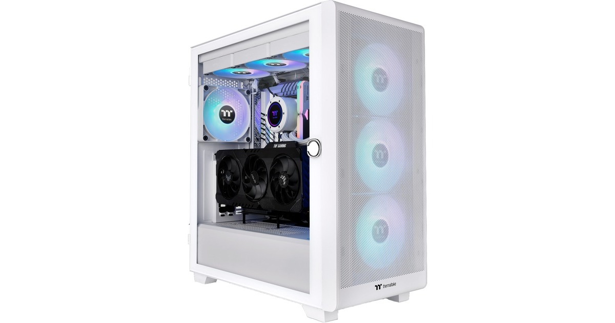 Thermaltake S250 ARGB , Tower-Gehäuse(weiß, Tempered Glass) Thermaltake S250 ARGB , Tower-Gehäuse(weiß, Tempered Glass)