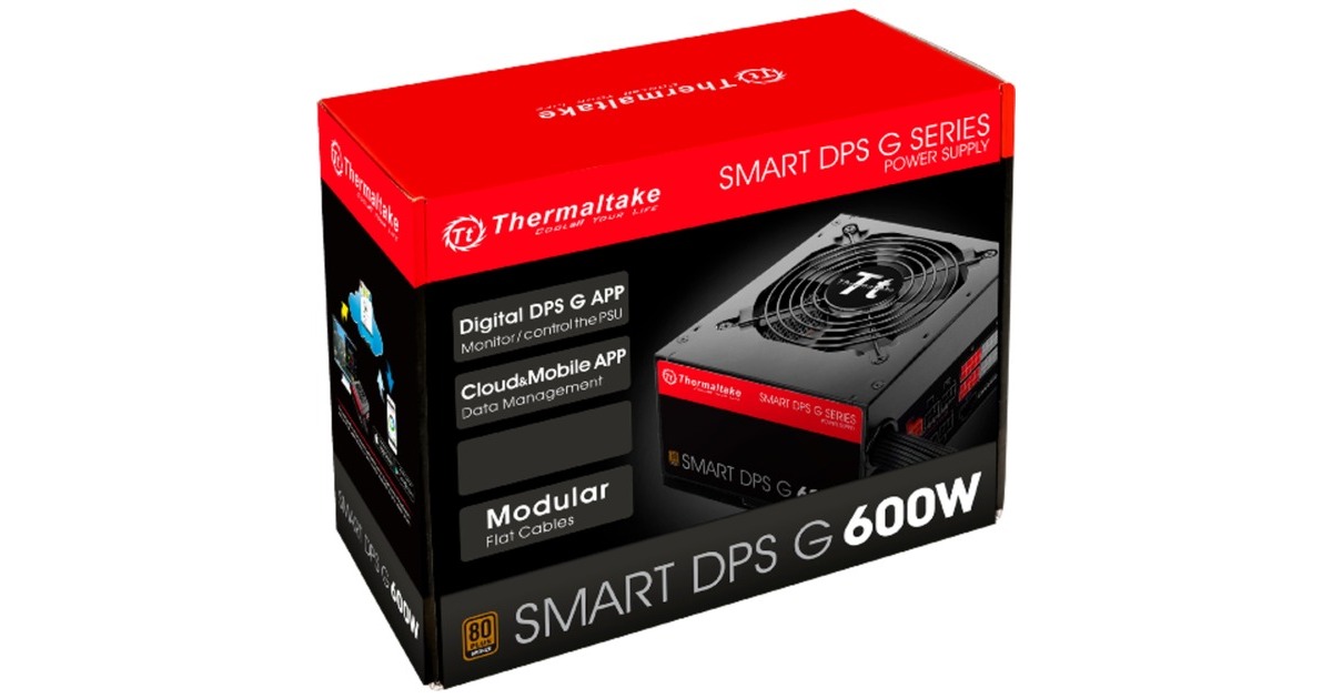 Thermaltake SMART DPS G Digital 600W 80+ Bronze, PC-Netzteil(schwarz, 600 Watt)