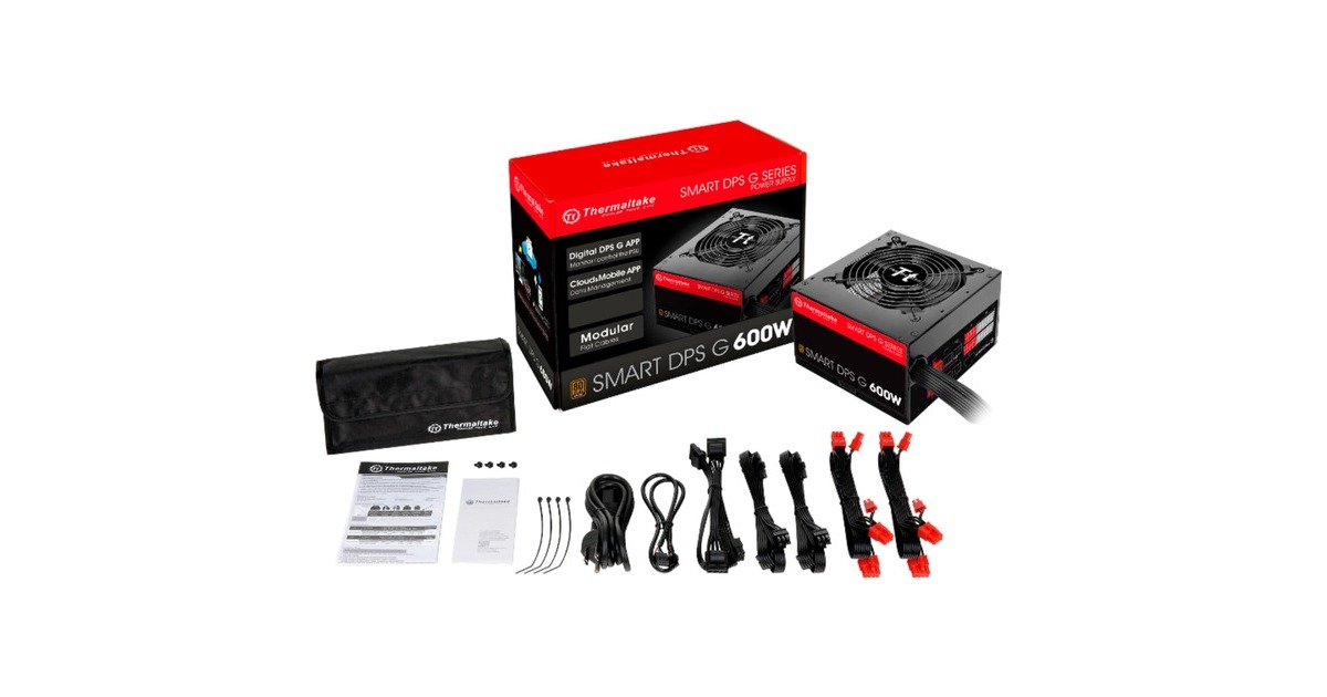 Thermaltake SMART DPS G Digital 600W 80+ Bronze, PC-Netzteil(schwarz, 600 Watt)