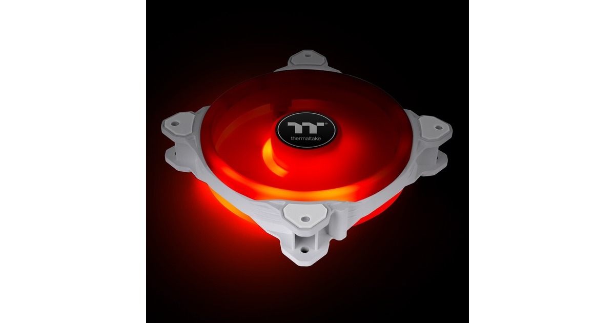 Thermaltake SWAFAN 12 RGB Radiator Fan TT Premium Edition White (3-Fan Pack), Gehäuselüfter(weiß, 3er Pack, inkl. Controller)