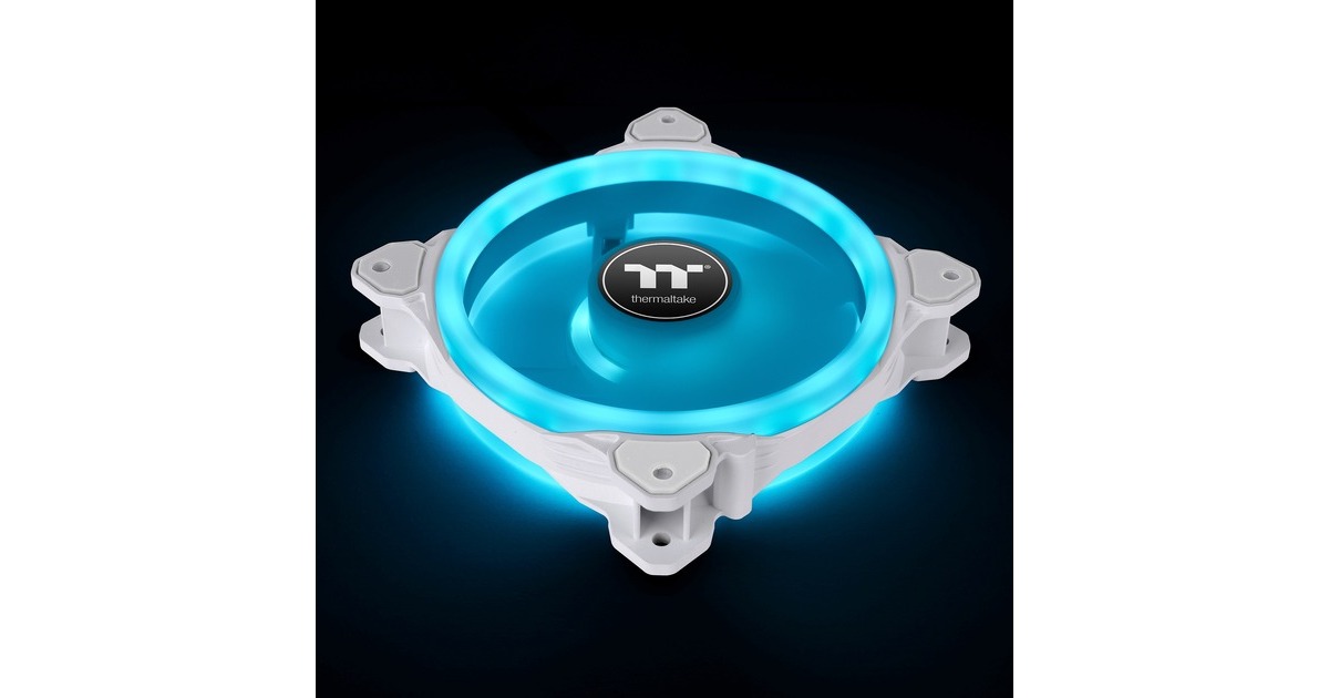 Thermaltake SWAFAN 14 RGB Radiator Fan TT Premium Edition White (3-Fan Pack), Gehäuselüfter(weiß, 3er Pack, inkl. Controller)