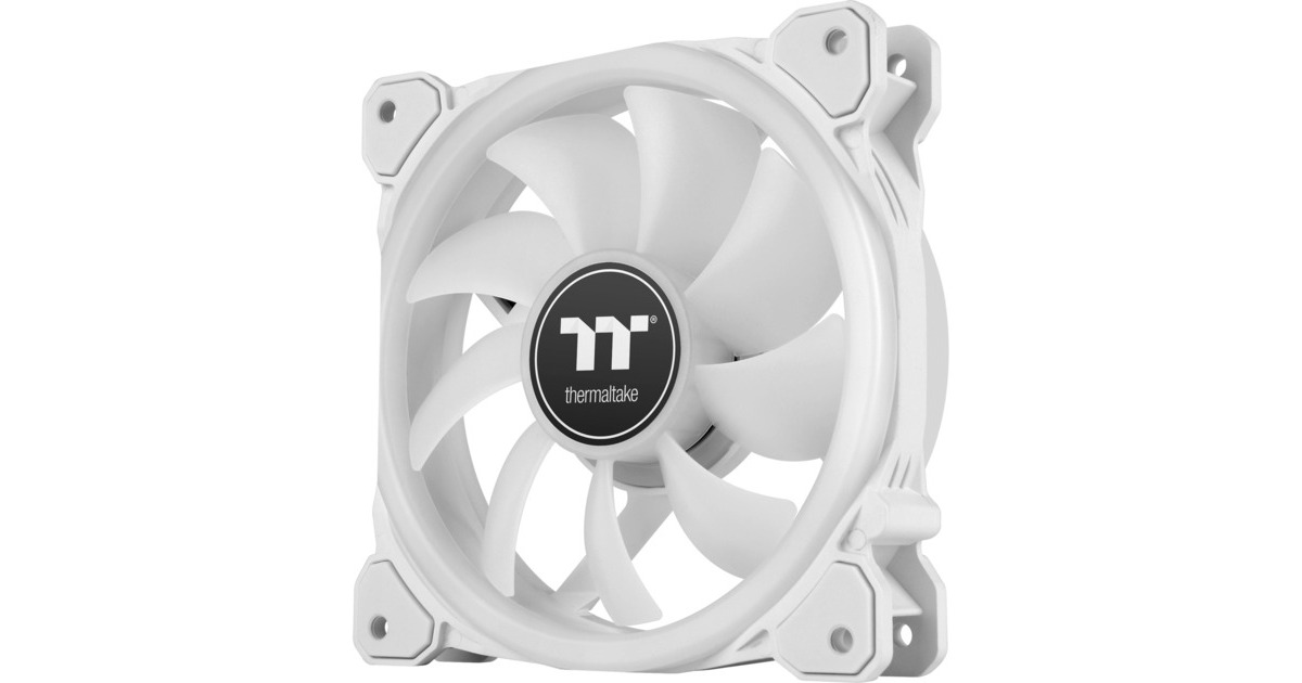 Thermaltake SWAFAN 14 RGB Radiator Fan TT Premium Edition White (3-Fan Pack), Gehäuselüfter(weiß, 3er Pack, inkl. Controller)