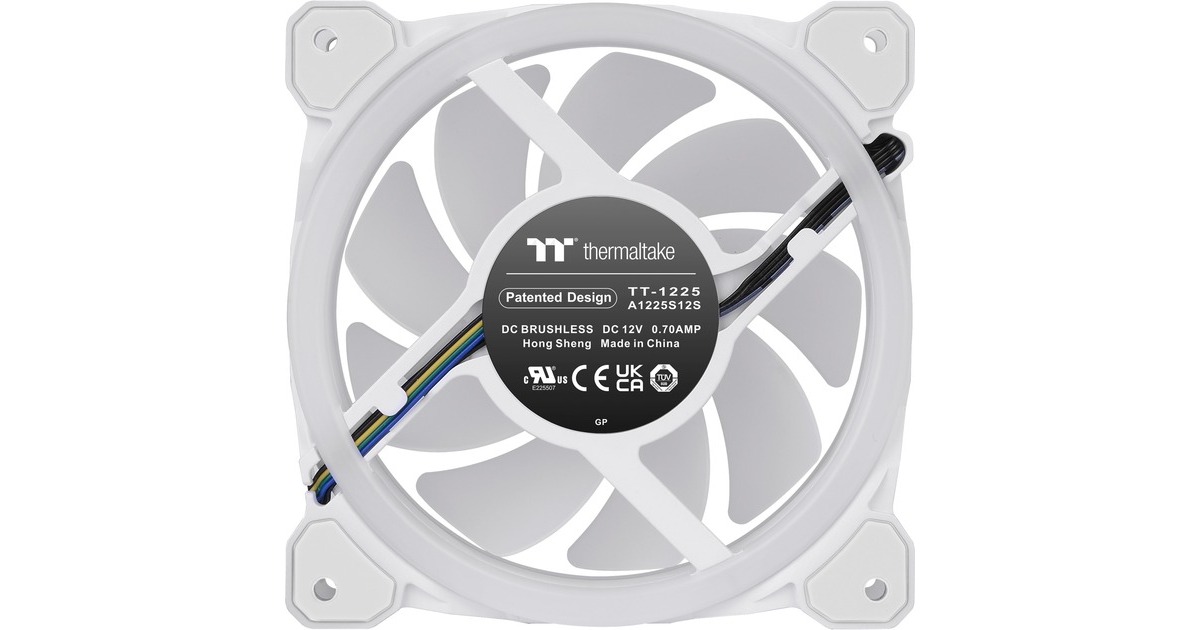 Thermaltake SWAFAN 14 RGB Radiator Fan TT Premium Edition White (3-Fan Pack), Gehäuselüfter(weiß, 3er Pack, inkl. Controller)
