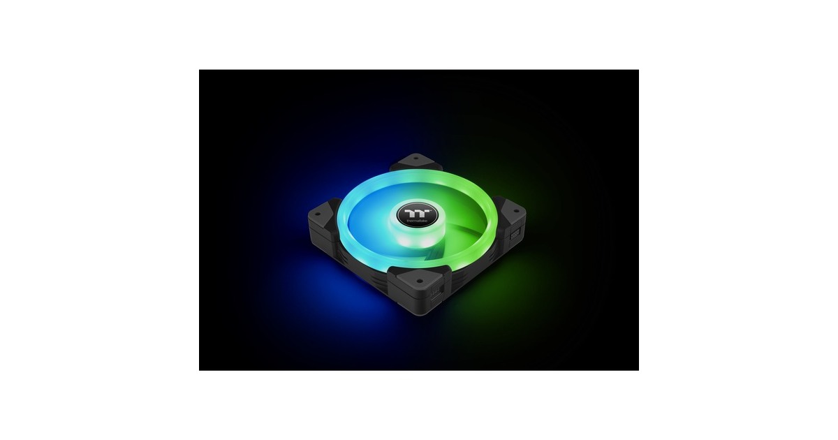 Thermaltake SWAFAN EX12 RGB PC Cooling Fan TT Premium Edition, Gehäuselüfter(3er Pack)