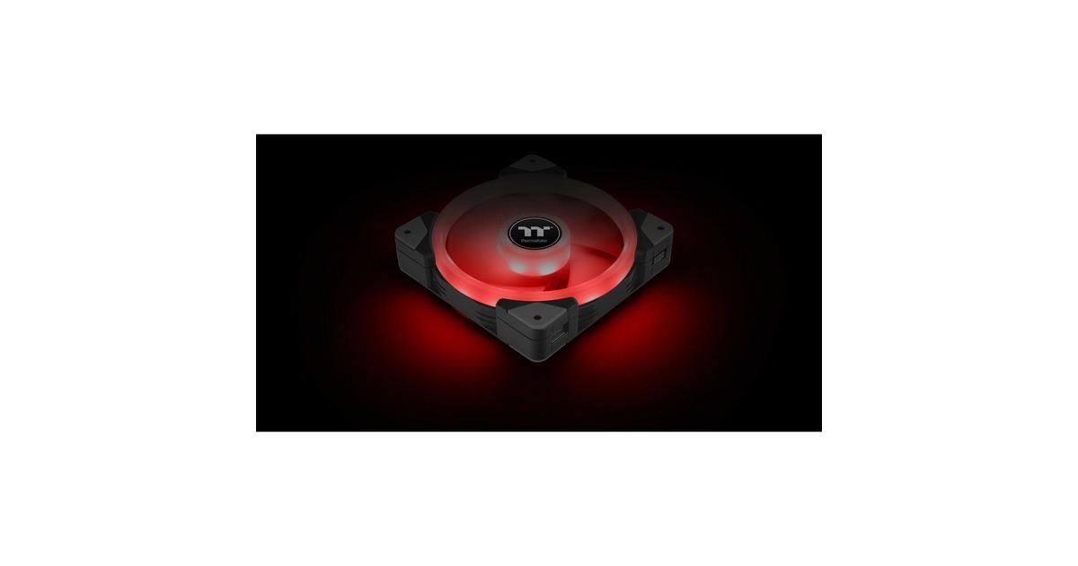 Thermaltake SWAFAN EX12 RGB PC Cooling Fan TT Premium Edition, Gehäuselüfter(3er Pack)