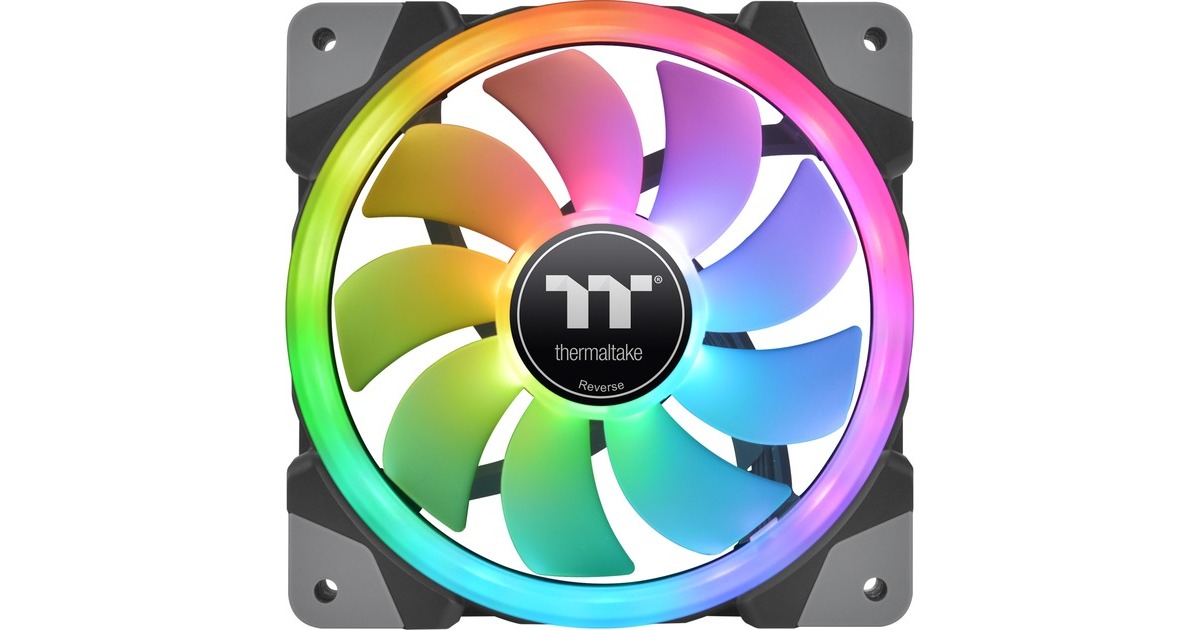 Thermaltake SWAFAN EX12 RGB PC Cooling Fan TT Premium Edition, Gehäuselüfter(3er Pack)