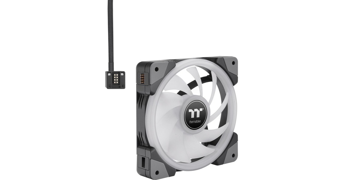 Thermaltake SWAFAN EX12 RGB PC Cooling Fan TT Premium Edition, Gehäuselüfter(3er Pack)