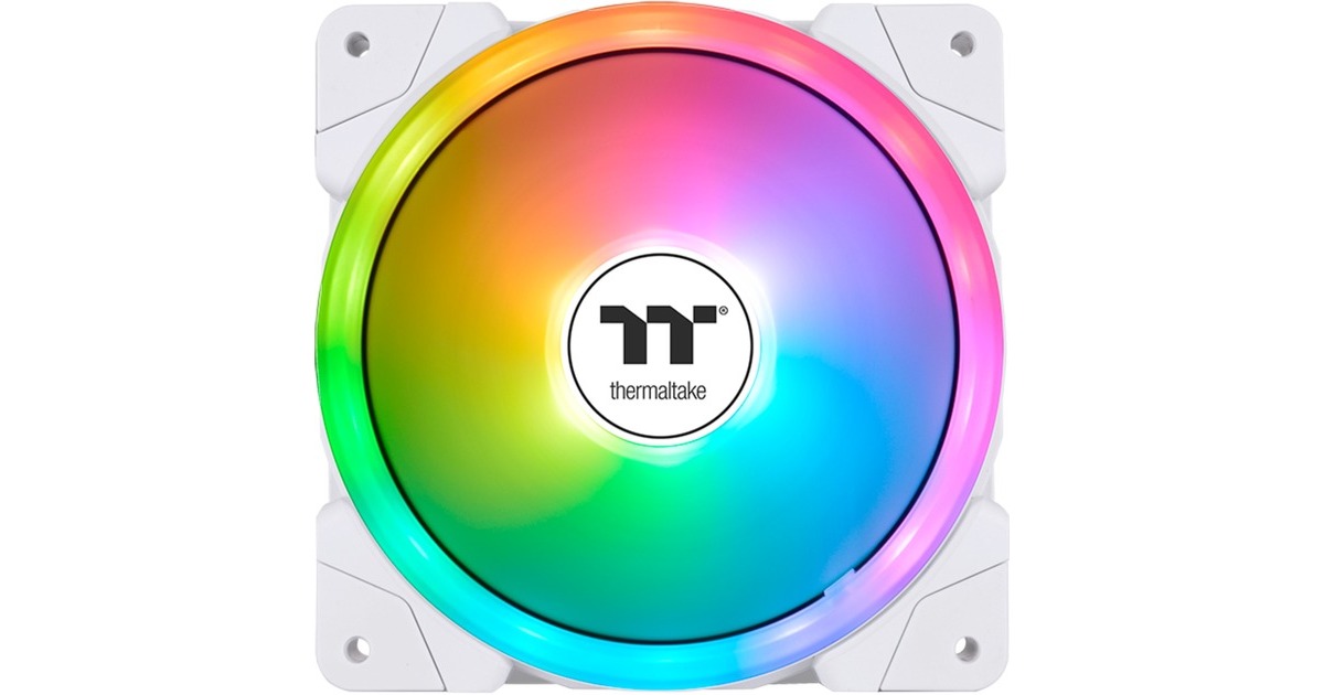 Thermaltake SWAFAN EX14 ARGB Sync PC Cooling Fan White TT Premium Edition, Gehäuselüfter(weiß, 3er Pack)
