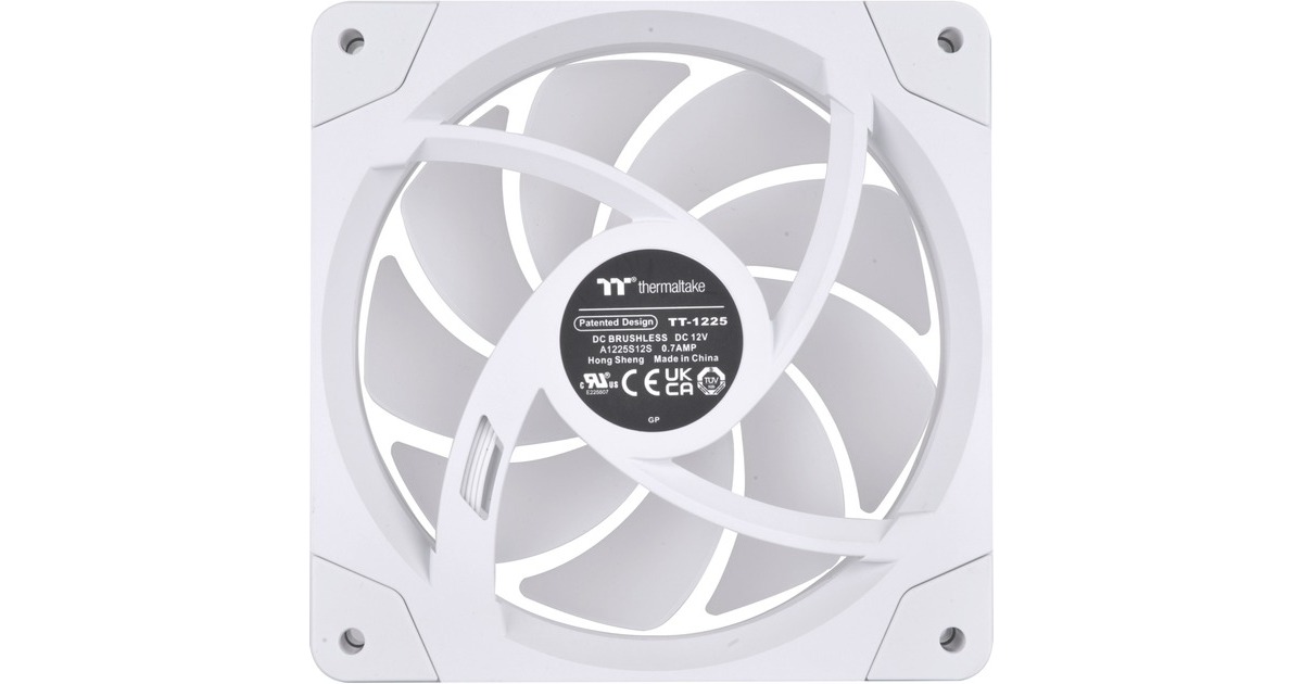 Thermaltake SWAFAN EX14 RGB PC Cooling Fan White TT Premium Edition, Gehäuselüfter(weiß, 3er Pack, inkl. Controller)