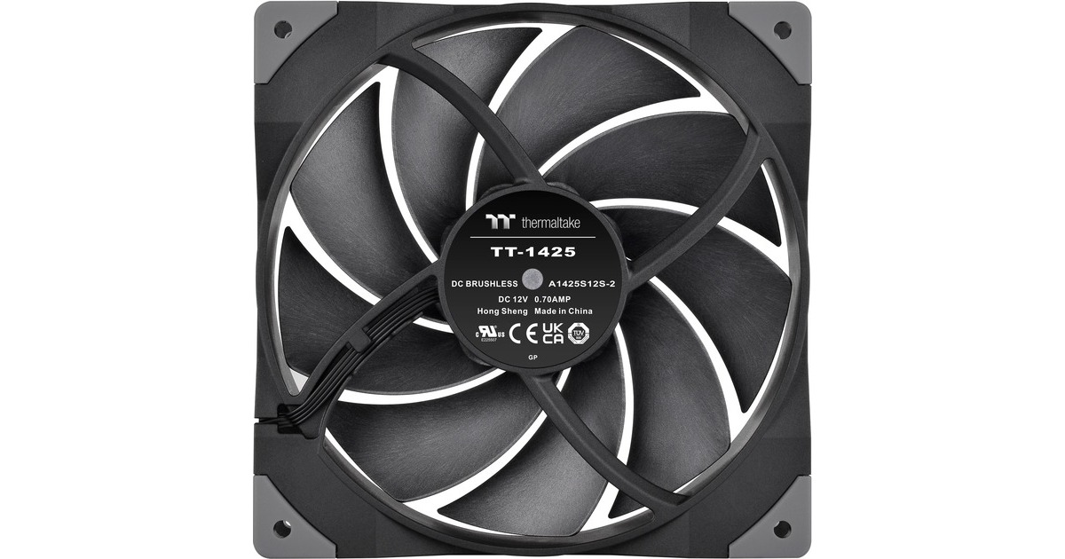 Thermaltake SWAFAN GT14 PC Cooling Fan TT Premium Edition, Gehäuselüfter(1er Pack)