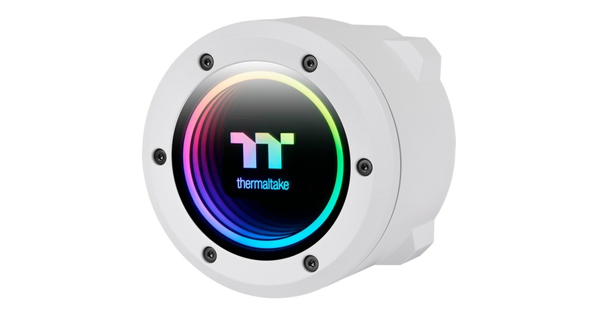 Thermaltake TH120 V2 ARGB Sync All-In-One Liquid Cooler Snow Edition, Wasserkühlung(weiß)