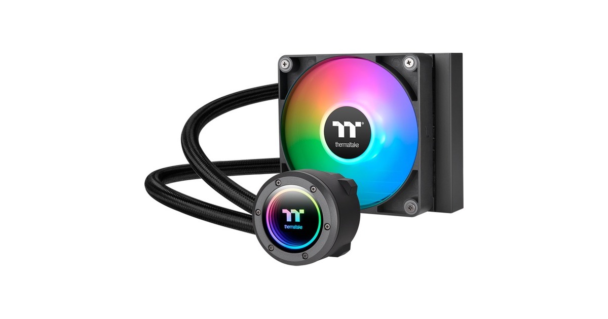 Thermaltake TH120 V2 ARGB Sync All-In-One Liquid Cooler, Wasserkühlung(schwarz)