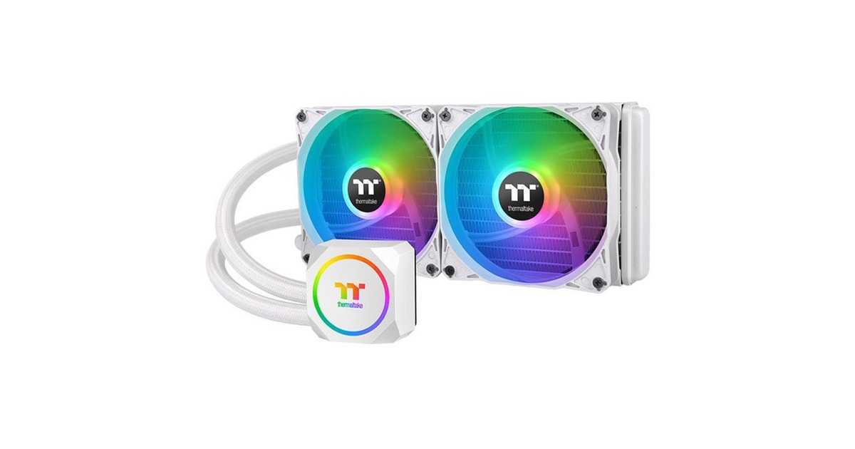 Thermaltake TH240 ARGB Sync Snow Edition 240mm, Wasserkühlung(weiß)