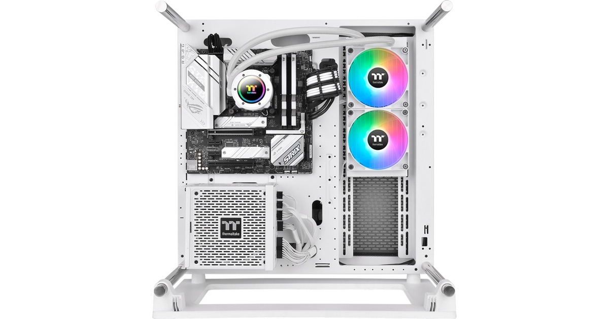 Thermaltake TH240 V2 ARGB Sync All-In-One Liquid Cooler Snow Edition, Wasserkühlung(weiß)