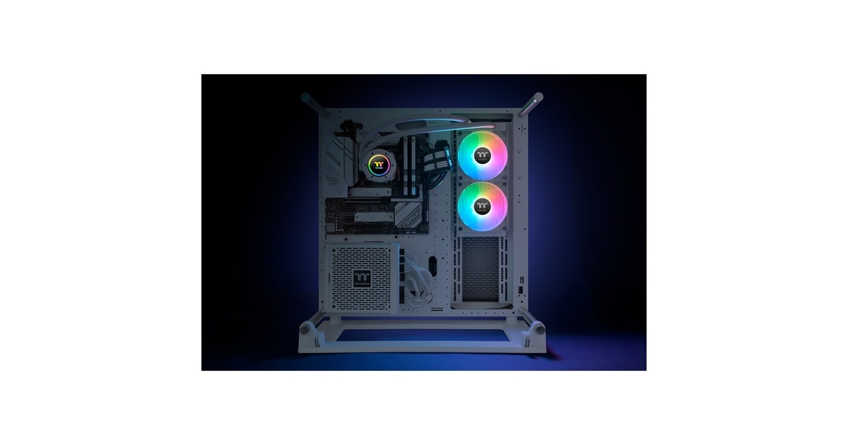 Thermaltake TH240 V2 ARGB Sync All-In-One Liquid Cooler Snow Edition, Wasserkühlung(weiß)