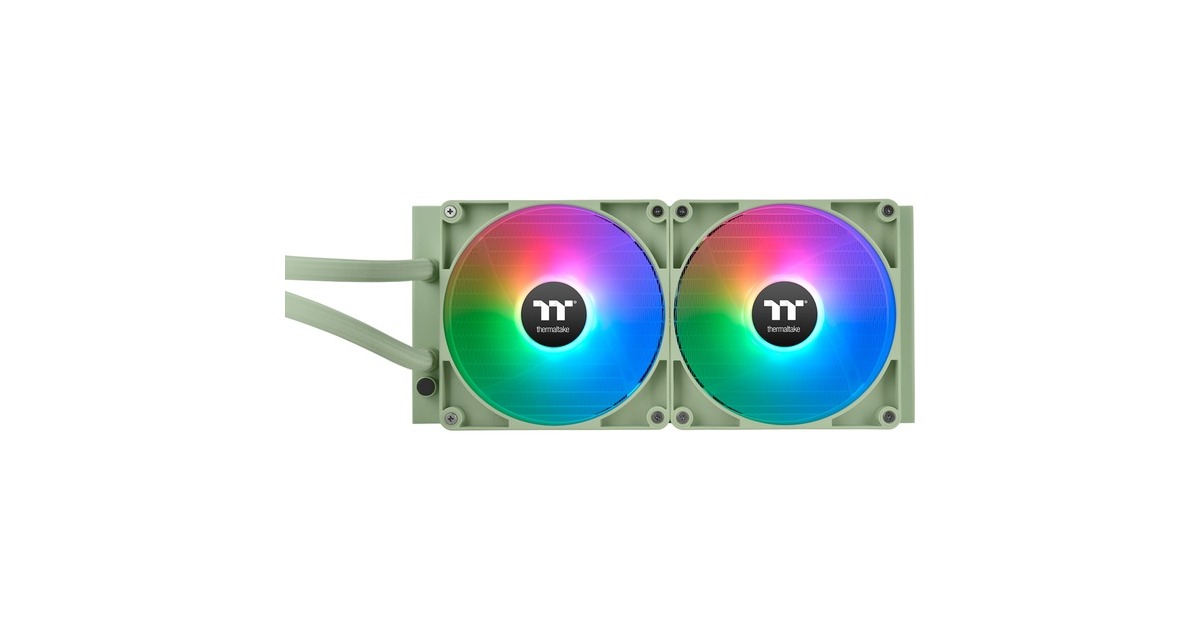 Thermaltake TH280 V2 ARGB Sync All-In-One Liquid Cooler Matcha Green, Wasserkühlung(olivgrün)