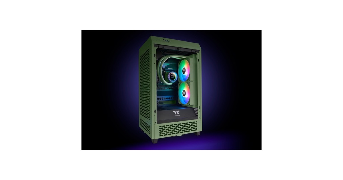 Thermaltake TH280 V2 ARGB Sync All-In-One Liquid Cooler Matcha Green, Wasserkühlung(olivgrün)