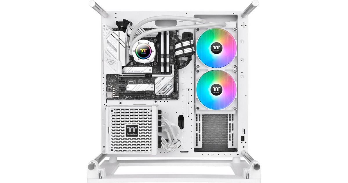 Thermaltake TH280 V2 ARGB Sync All-In-One Liquid Cooler Snow Edition, Wasserkühlung(weiß)