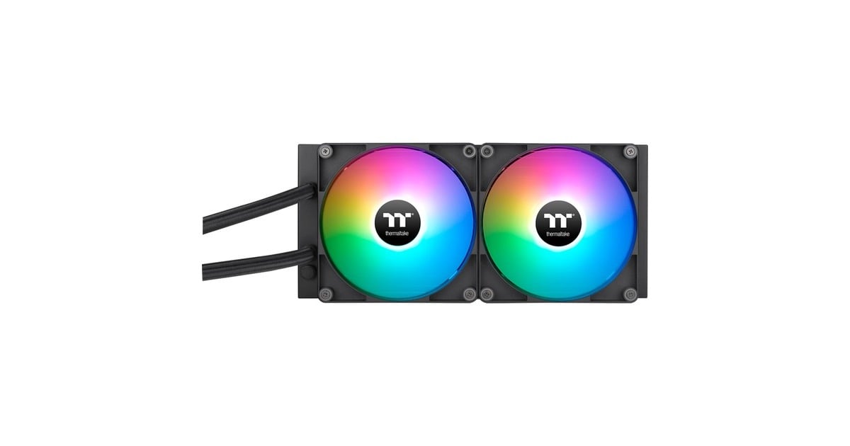 Thermaltake TH280 V2 ARGB Sync All-In-One Liquid Cooler, Wasserkühlung(schwarz)
