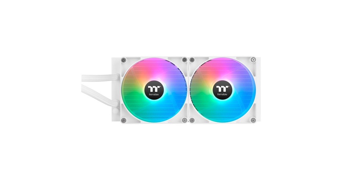 Thermaltake TH280 V2 Ultra ARGB Sync All-In-One Liquid Cooler Snow Edition, Wasserkühlung(weiß)