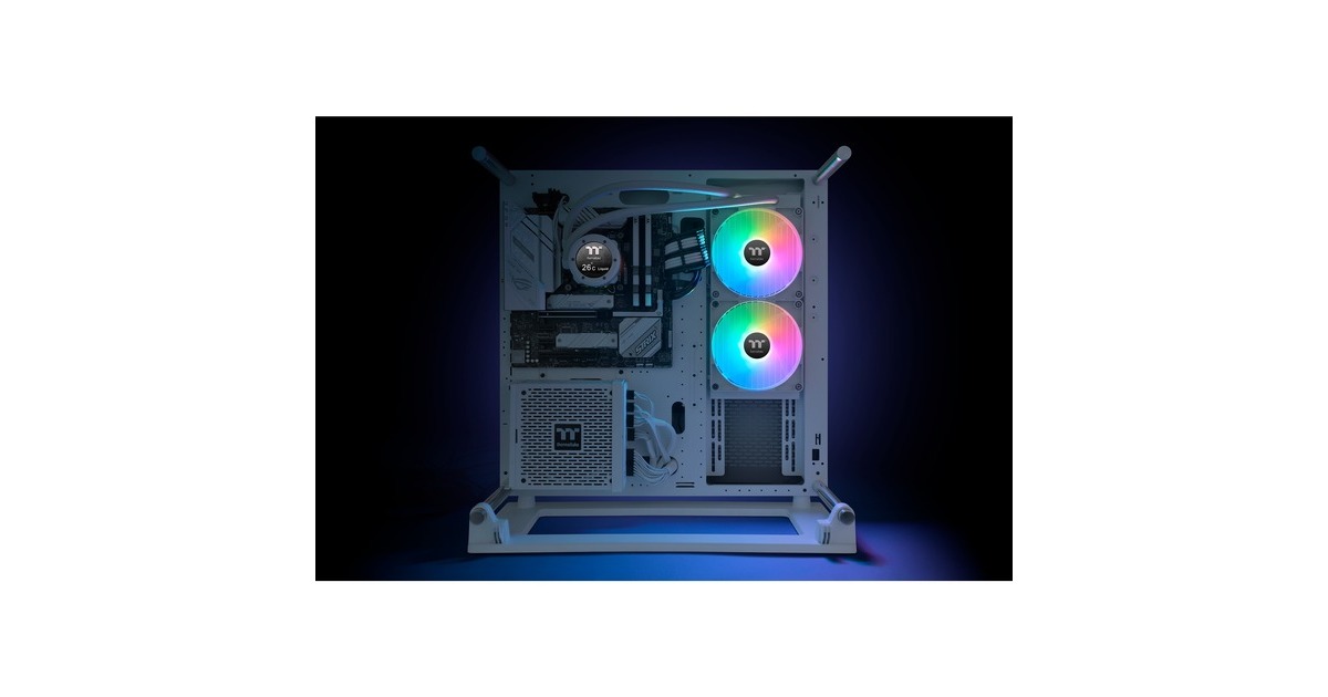 Thermaltake TH280 V2 Ultra ARGB Sync All-In-One Liquid Cooler Snow Edition, Wasserkühlung(weiß)