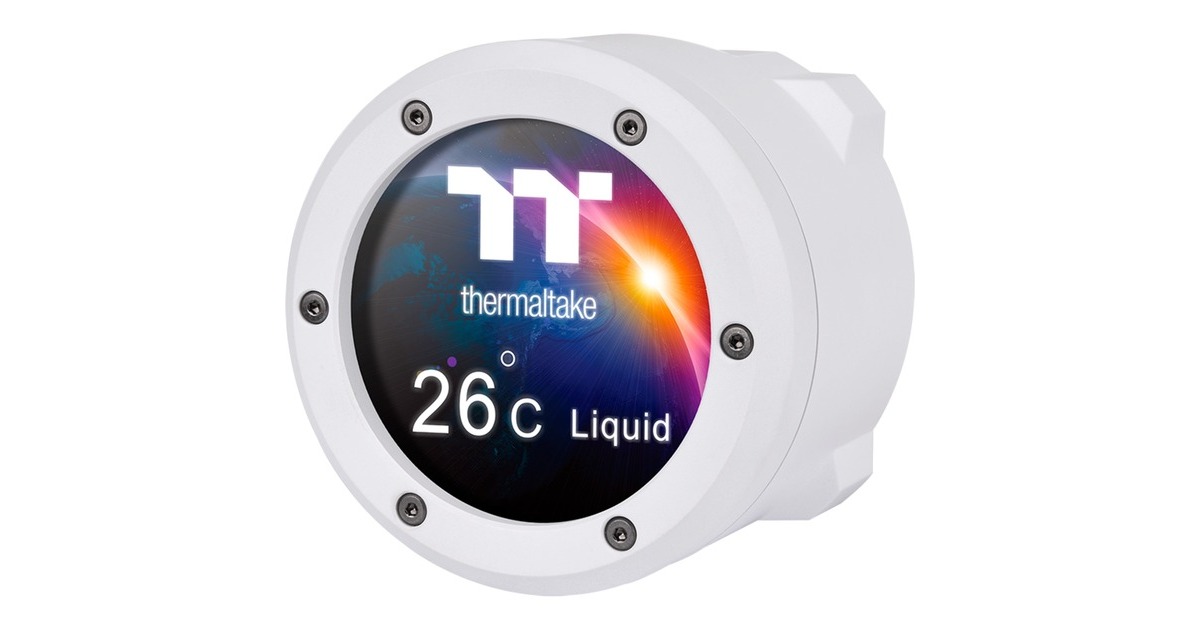 Thermaltake TH280 V2 Ultra ARGB Sync All-In-One Liquid Cooler Snow Edition, Wasserkühlung(weiß)