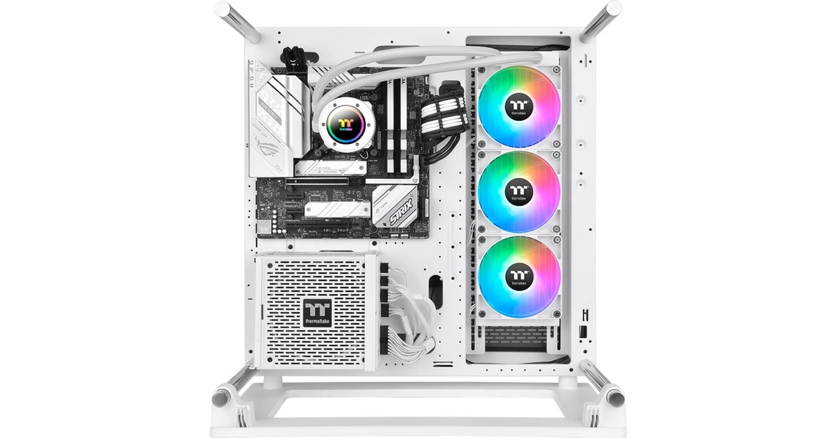 Thermaltake TH360 V2 ARGB Sync All-In-One Liquid Cooler Snow Edition, Wasserkühlung(weiß)