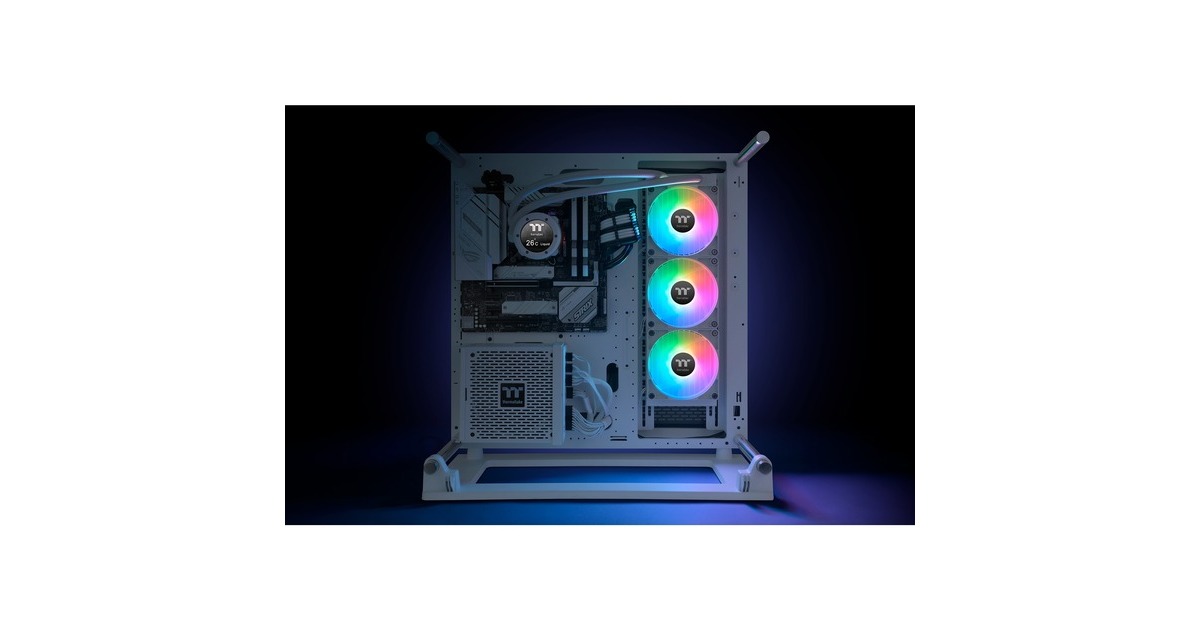 Thermaltake TH360 V2 Ultra ARGB Sync All-In-One Liquid Cooler Snow Edition, Wasserkühlung(weiß)