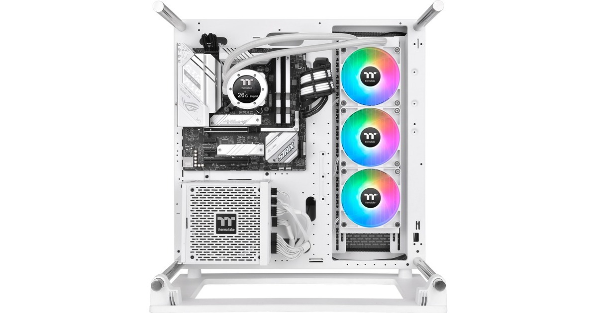 Thermaltake TH360 V2 Ultra ARGB Sync All-In-One Liquid Cooler Snow Edition, Wasserkühlung(weiß)