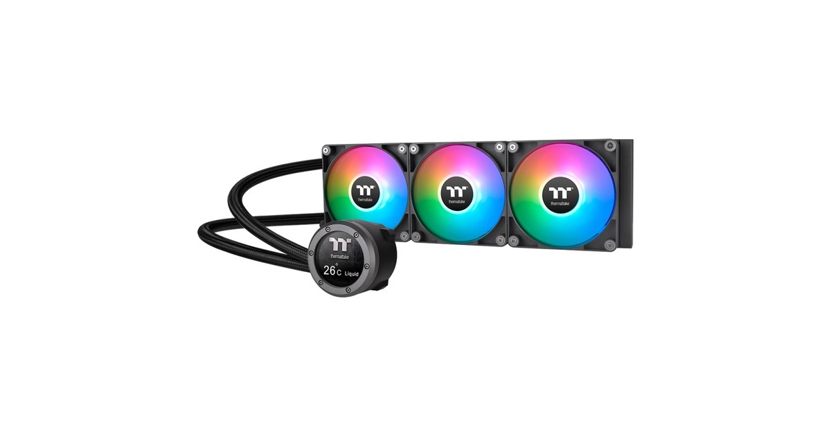 Thermaltake TH360 V2 Ultra ARGB Sync All-In-One Liquid Cooler, Wasserkühlung(schwarz)
