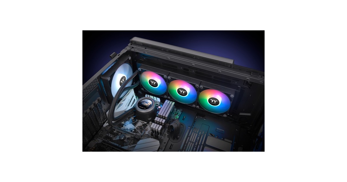 Thermaltake TH360 V2 Ultra ARGB Sync All-In-One Liquid Cooler, Wasserkühlung(schwarz)