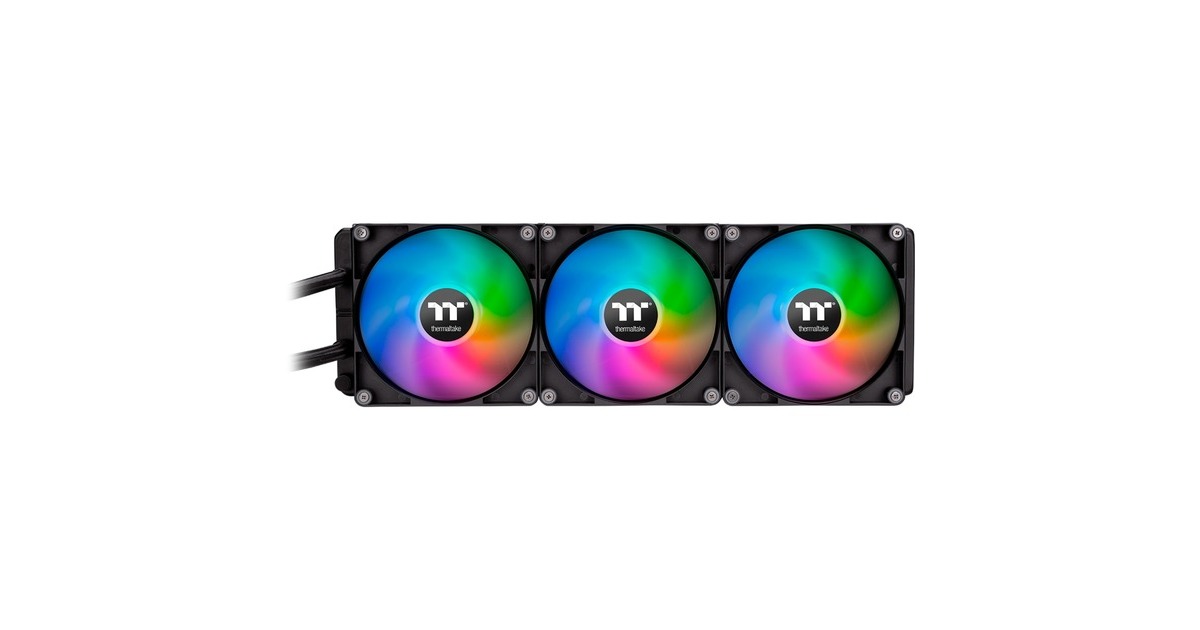 Thermaltake TH420 ARGB Sync All-In-One Liquid Cooler 420mm, Wasserkühlung(schwarz)