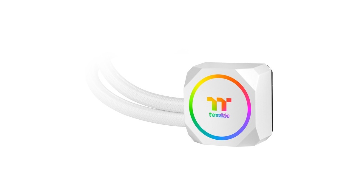 Thermaltake TH420 ARGB Sync All-In-One Liquid Cooler - Snow Edition 420mm, Wasserkühlung(weiß)