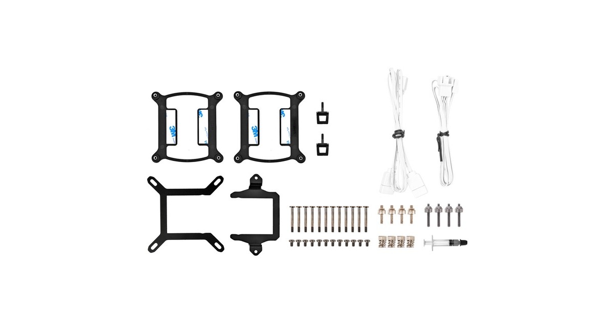 Thermaltake TH420 ARGB Sync All-In-One Liquid Cooler - Snow Edition 420mm, Wasserkühlung(weiß)