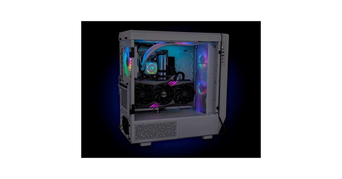 Thermaltake TH420 ARGB Sync All-In-One Liquid Cooler - Snow Edition 420mm, Wasserkühlung(weiß)