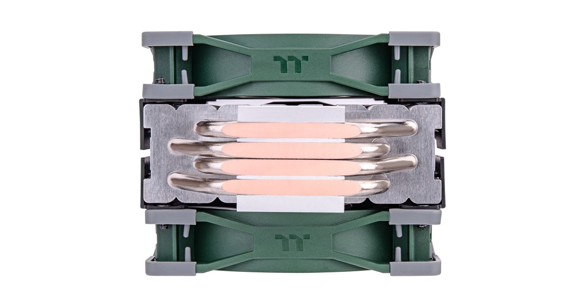 Thermaltake TOUGHAIR 510 CPU Air Cooler Racing Green, CPU-Kühler(schwarz/grün)