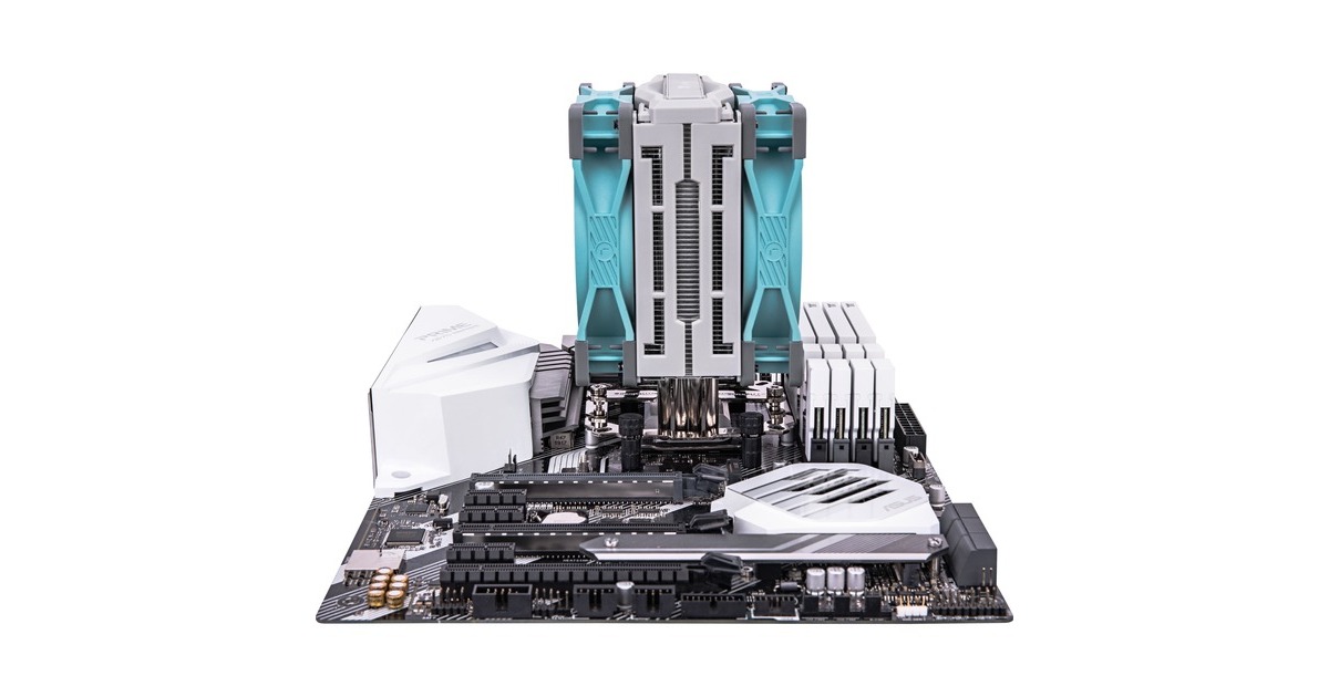 Thermaltake TOUGHAIR 510 Turquoise CPU Cooler, CPU-Kühler(türkis, Outlet)