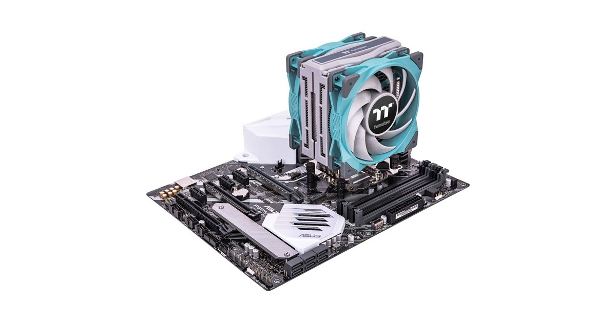 Thermaltake TOUGHAIR 510 Turquoise CPU Cooler, CPU-Kühler(türkis, Outlet)