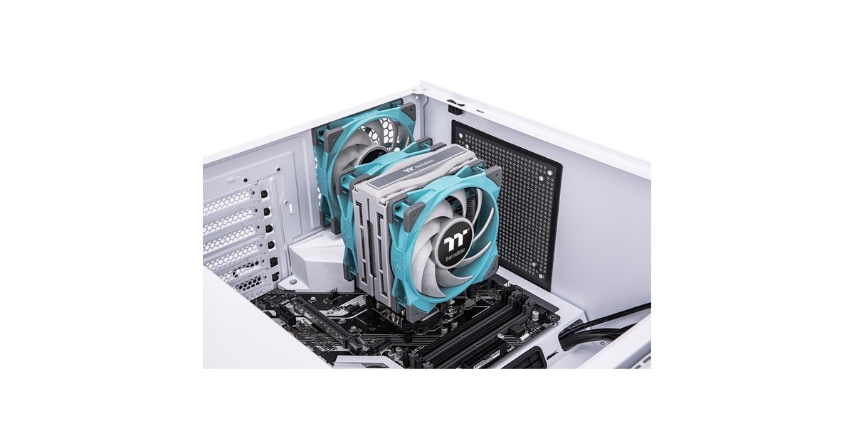 Thermaltake TOUGHAIR 510 Turquoise CPU Cooler, CPU-Kühler(türkis, Outlet)