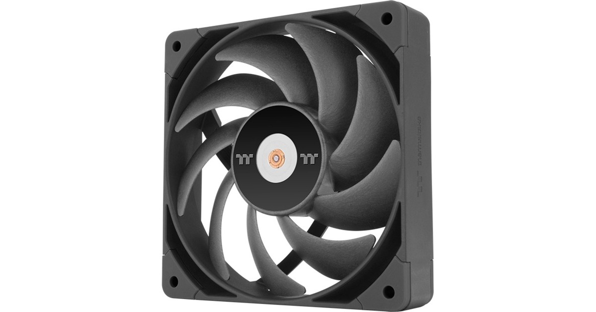 Thermaltake TOUGHFAN 12 Pro High Static Pressure PC Cooling Fan 120x120x25, Gehäuselüfter(schwarz, Single Fan Pack)